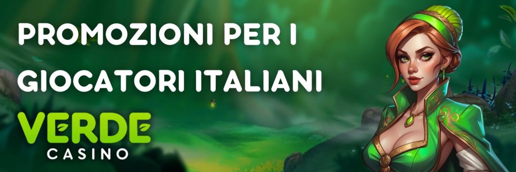 Verde Casino: Promozioni per i giocatori italiani.